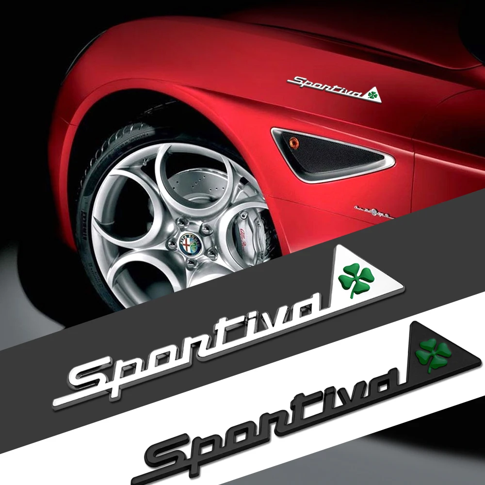 3D Metal Sportiva Badge Sticker Body Decoration Decal