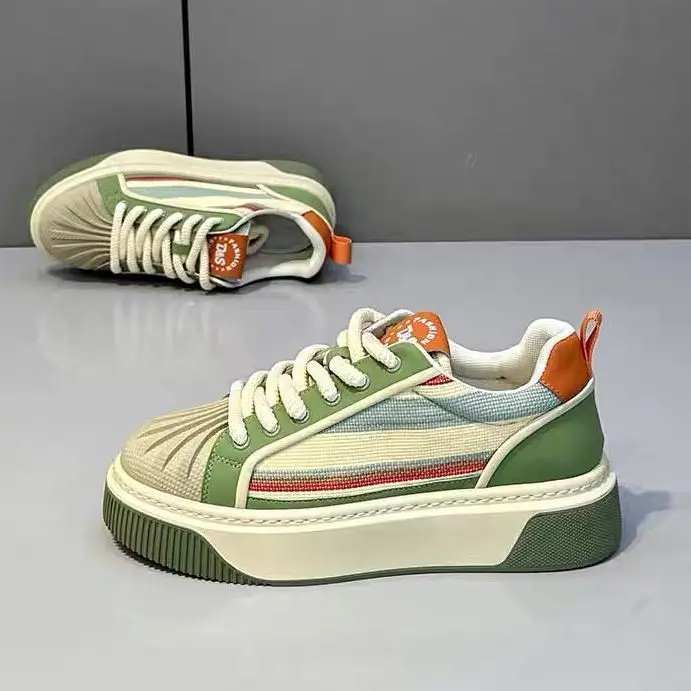 Moderne Herren Freizeitschuhe Mit Streifen Design Und Flachsohle_voghion.com