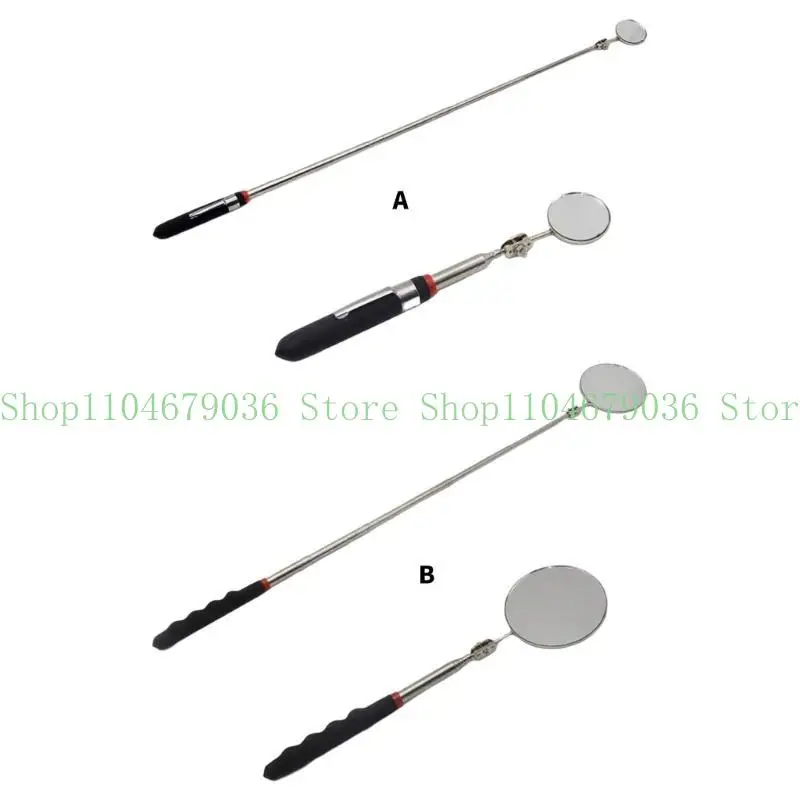 652F 텔레스코픽 원형 거울 긴 손잡이가 있는 자동차 수리 도구 32mm/82mm
