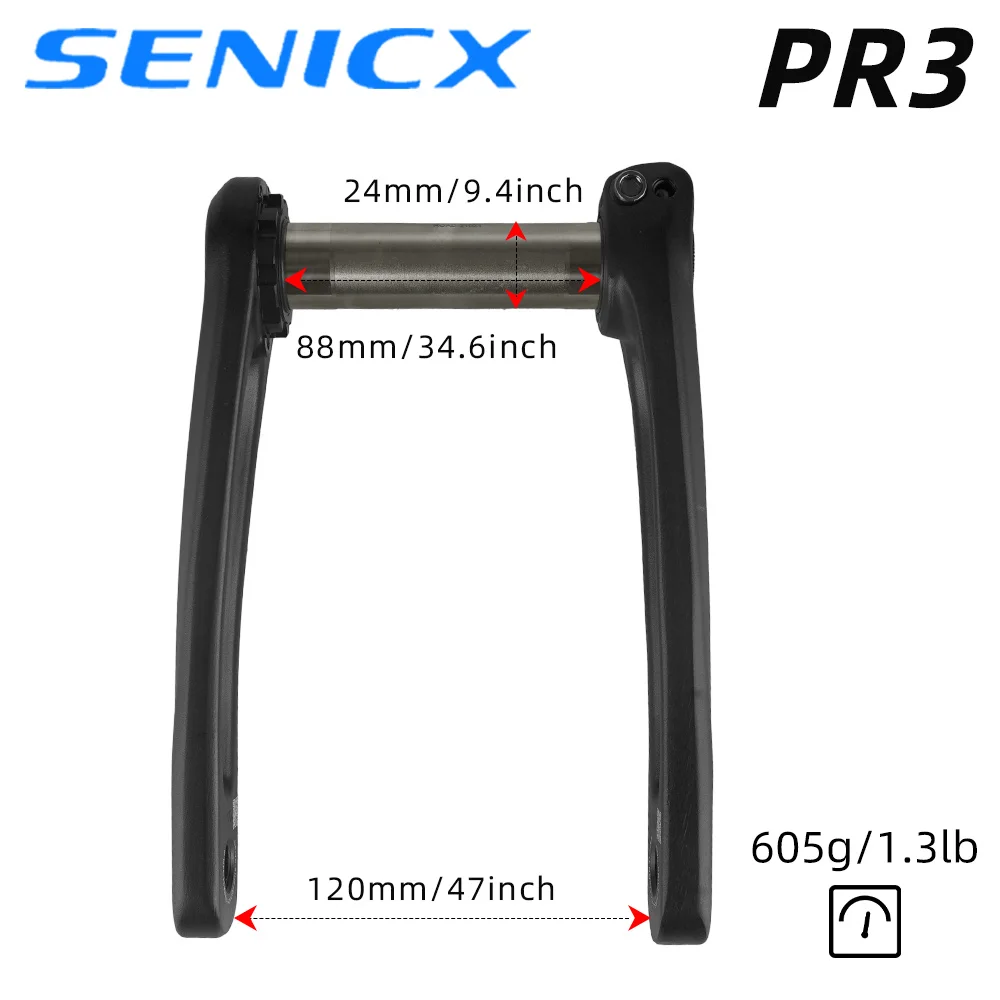 SENICX PR3 Road Crankset Chain Wheel Crank Protector 2 x 10 /11/12