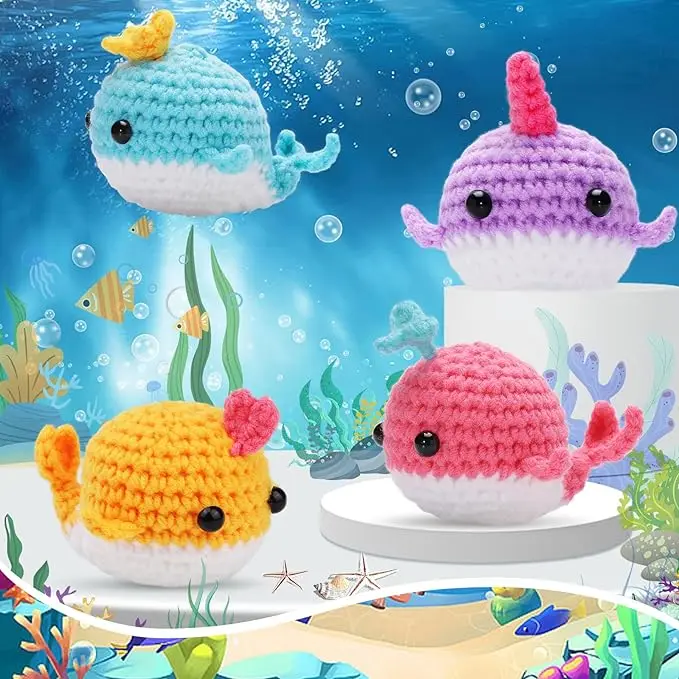 Whale Crochet Kit – 2PCS 5