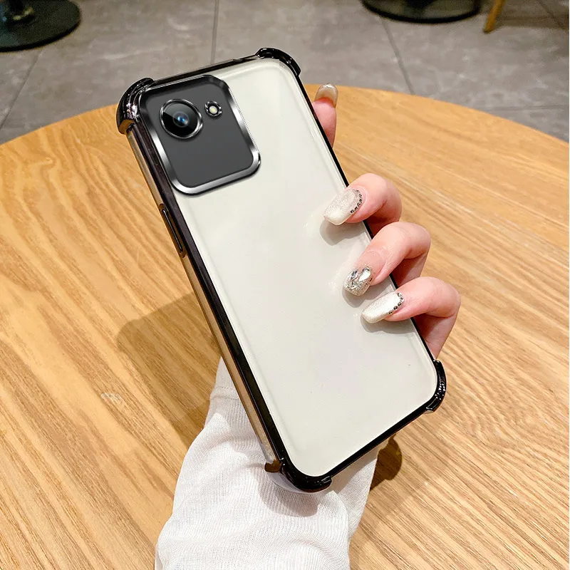 Clear Electroplate Shockproof Phone Case - Enhanced Protection and Style