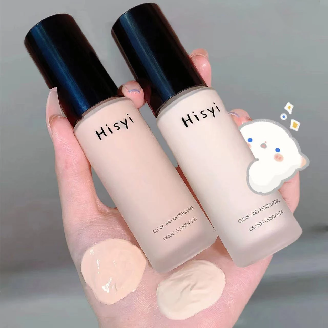 Liquid Foundation High Coverage Makeup Base Lasting Concealer BB Cream Waterproof Oil-Control