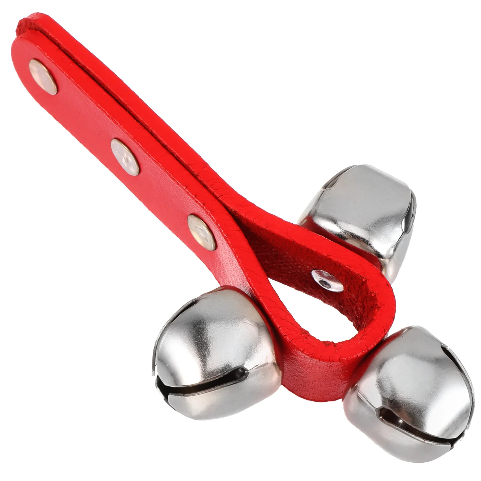 

Christmas Hand Bells Kids Carton Bells Shaker Kids Children Musical Toys ( Coffee )