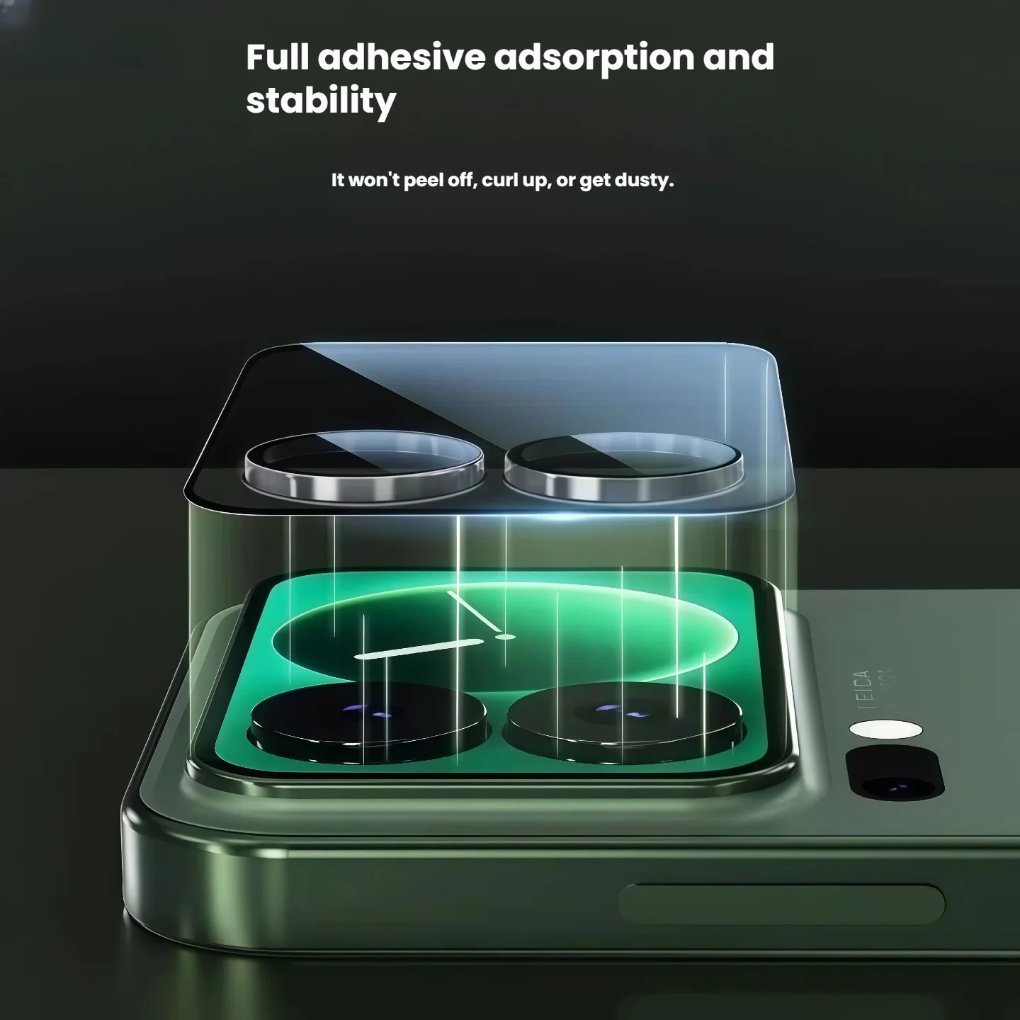 Premium Anti-Shatter Full Coverage Tempered Glass Screen Protector with Camera Lens and Back Protection