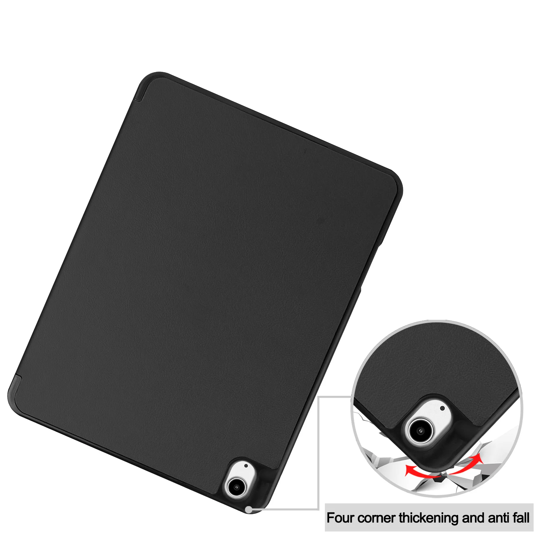 Für iPad Air 13 (M2/M3) Tablet Dreifach Faltbare TPU-Hülle mit Stifthalter Weiche Schutzhülle mit Standfunktion – Detail 7
