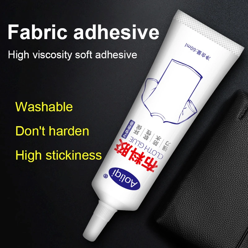 Fabric Sewing Glue Multi Sewing Glue Liquid Instant Transparent Super Strong Glue Universal Strong Sealers Glue Repair Tool