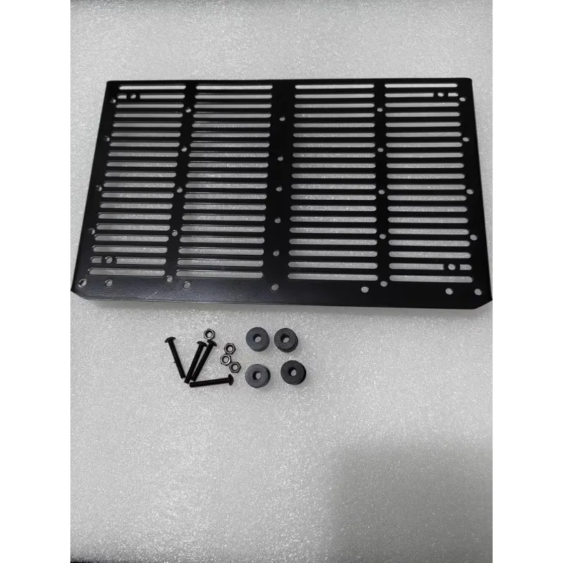 Porte-bagages de toit en acier inoxydable pour CROSSRC EMO X6 XL3 RC Rock Crawler 1/8, vue arrière