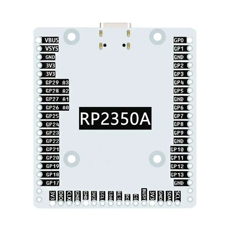 라즈베리 파이 피코 2 RP2350A RP2350 리눅스 PSRAM 개발 보드 USB 듀얼 코어 프로세서 모듈