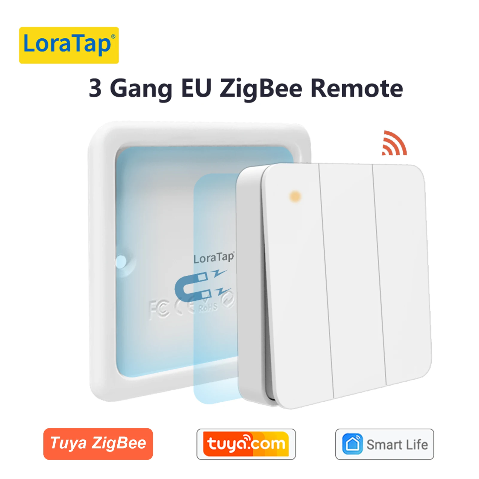 LoraTap ZigBee 3.0 Wireless 13 Types Push Button EU US thumbnail 6