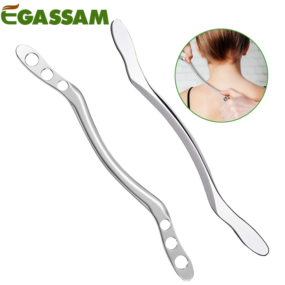 

1Pcs Stainless Steel Gua Sha Scraping Massage Tool - IASTM Tools Help Relieve Sore Muscles - Great Soft Tissue Mobilization Tool