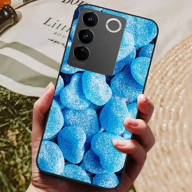 Sleek Black Silicone Phone Case - Durable TPU Protective Cover