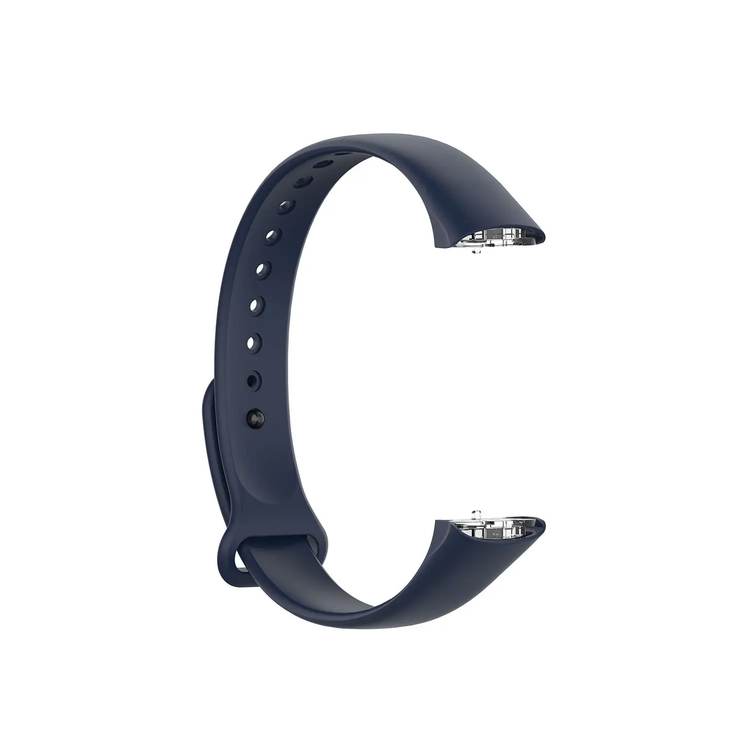 Breathable Soft Silicone Watch Band Replacement with Buckle Strap