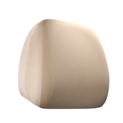 Premium Universal Car Seat Headrest Covers - Durable Cloth Automotive Accessories (Beige)