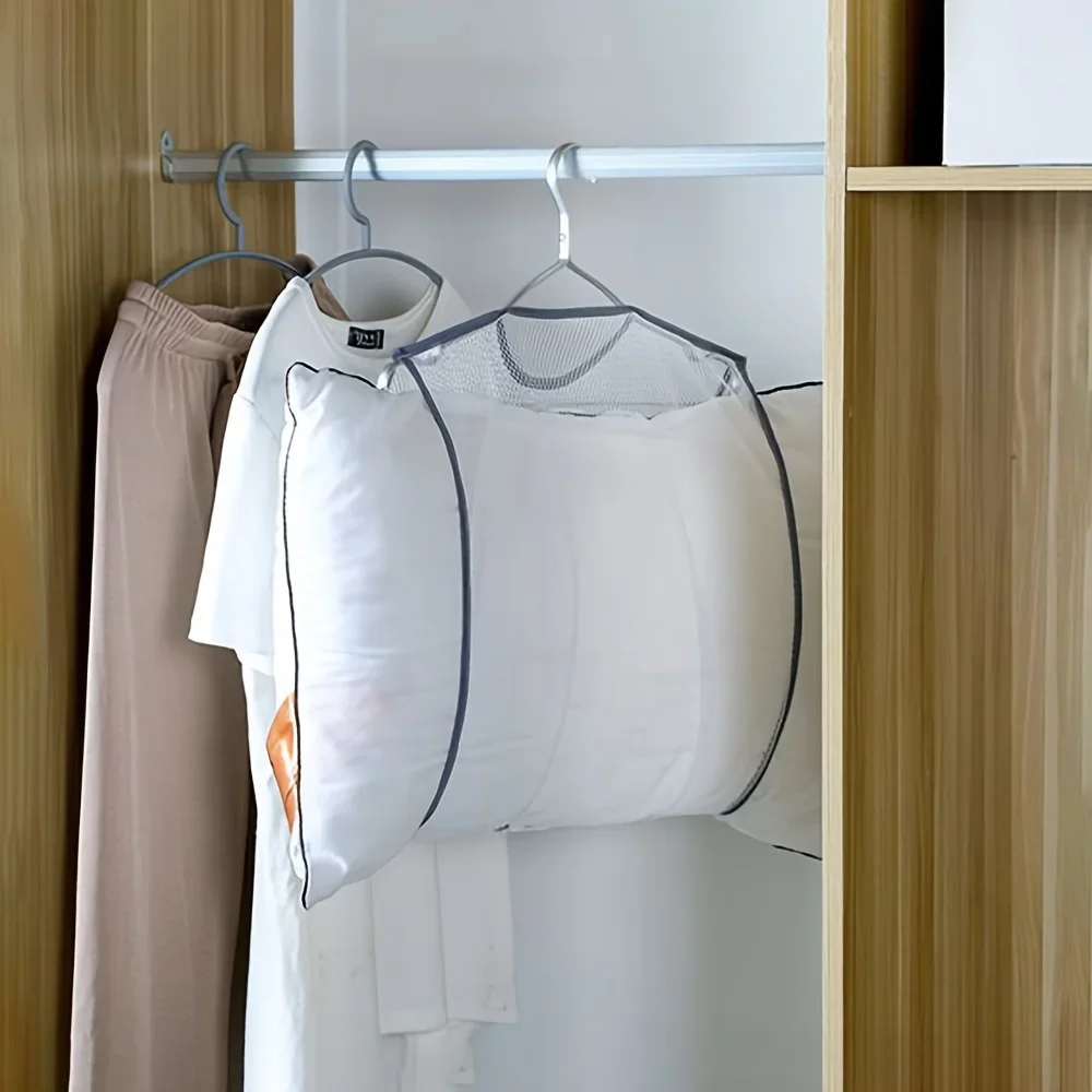 1 multifunctional laundry and drying net for pillow and toy fabric care,space saving and organizing mesh bag - perfect for home 5