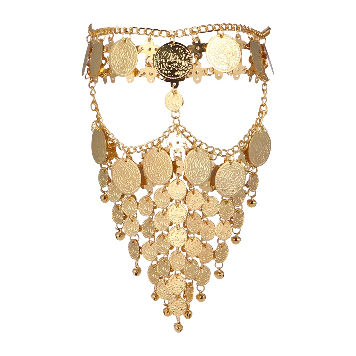 

Hair Jewels Women Belly Dance Face Veil Belly Dance Jewelry Coin Face Cover Masquerade Headwear Fancy Dress Costume Performance