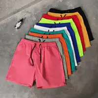 2024 Summer Men's Casual Shorts Candy Color Five-point Pants Men's Ten-color Beach Shorts 2