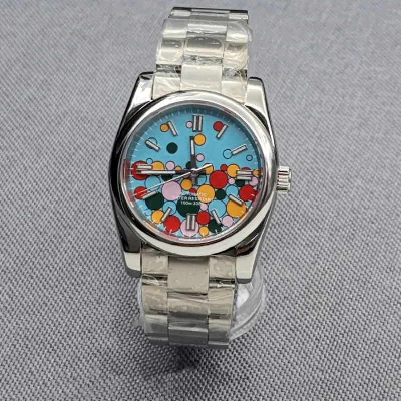 

2023 New Luxury Brand Women Sapphire Glass Multi-Color Dial Stainless Steel 2813 Automatic Movement Watch For Man 36mm 41mm