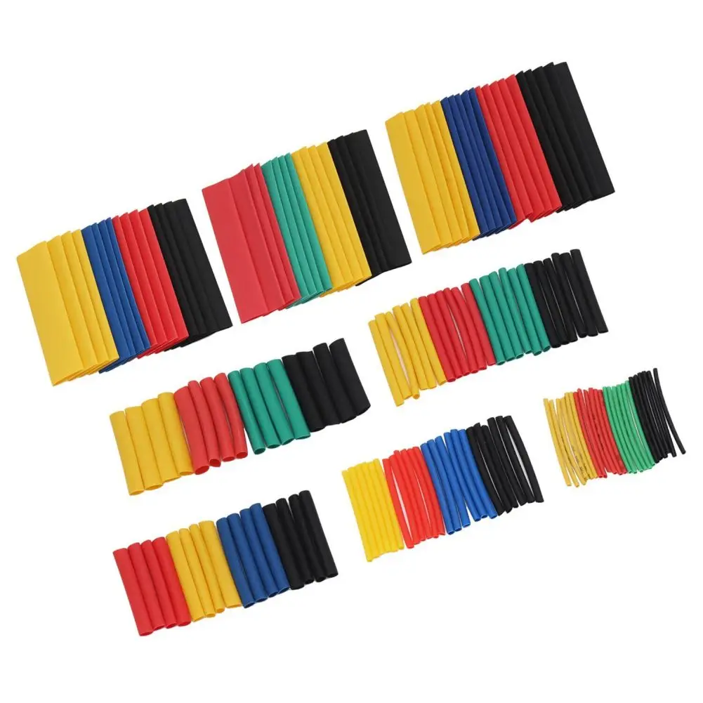 328 Pcs/Pack Colorful Assorted Heat Shrinkable Tube Tubing Wrap Set Combo