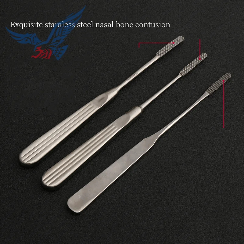 Rhinoplasty instruments stainless steel surgical tools nasal bone file straight curved curved nasal bone file beauty plastic surgical tool