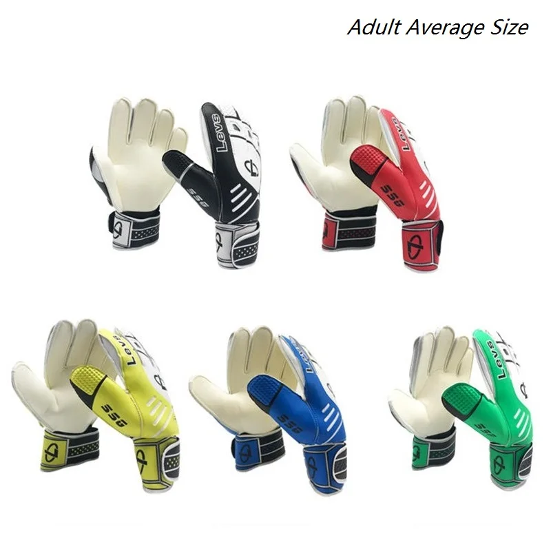 2021 New Design Professional Soccer Gloves Men Latex Finger Protection