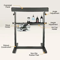 Accoudoir de tatouage réglable en hauteur et ange, support avec éponge douce antidérapante pour fournitures professionnelles de Studio de tatouage 5
