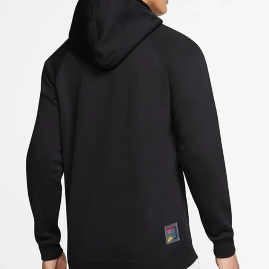 NIKE Sport Dna Hbr Patch Pattern Padded Knit Pullover Sweatshirt Men Black