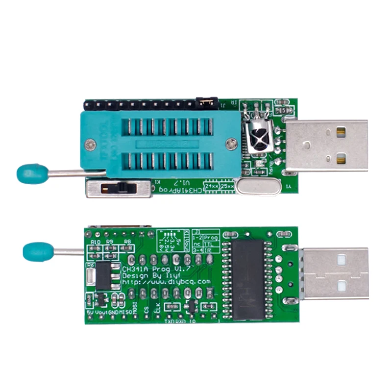 Programmer Module CH341A Programmer V1.7 1.8V Level Shift W25Q64FW W25Q128FW Gd25LQ64 power adapter development board Adapter Board