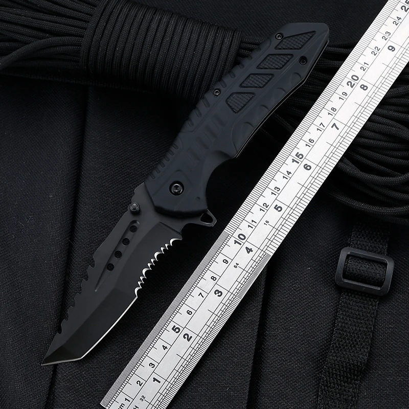 

Tactical Folding Knife Survival Knife Outdoor Combat Camping Hunting Utility Pocket Knives VG10 Handle EDC Defense Tools