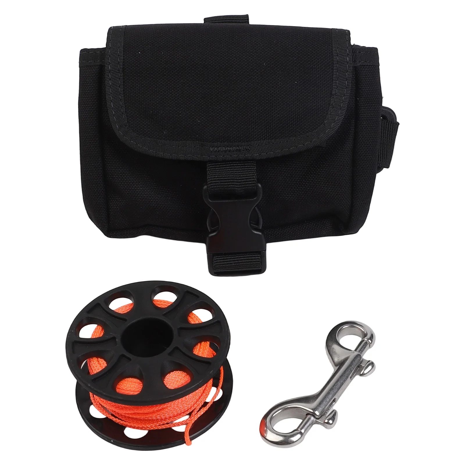 Scuba Diving SMB Marker Buoy Kit 120*15cm Three-in-one Diver Below Signal Spool Storage Bag With Snap Snorkeling Markers Parts