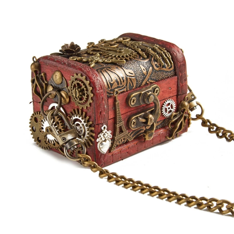 

Steampunk Shoulder Bag Steampunk Crossbody Bags Gothic Gears For Women E74B