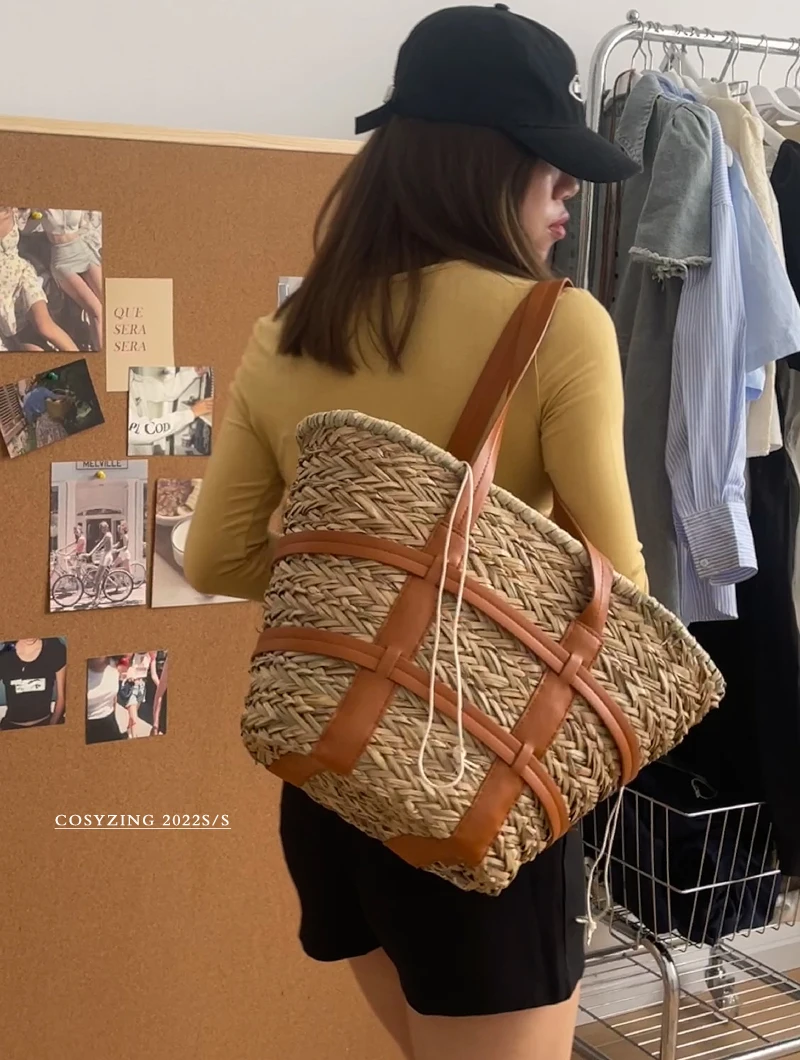 2022 Beach Basket Summer Bag Straw Bag Fashion Beach Bags