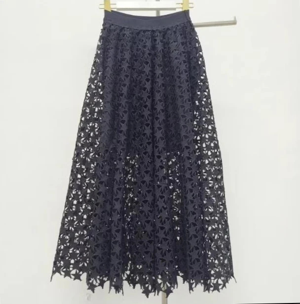 

Black Star Skirts Autumn Vintage Umbrella Skirt Women Large Swing A-line Skirt dis5