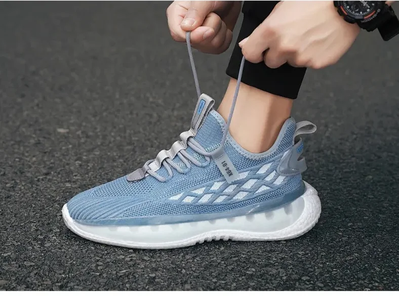 Scarpe da tennis Scarpe da basket Scarpe da ginnastica Suola in gomma Tessuto Scarpe da ginnastica imbottite leggere e traspiranti_voghion.com