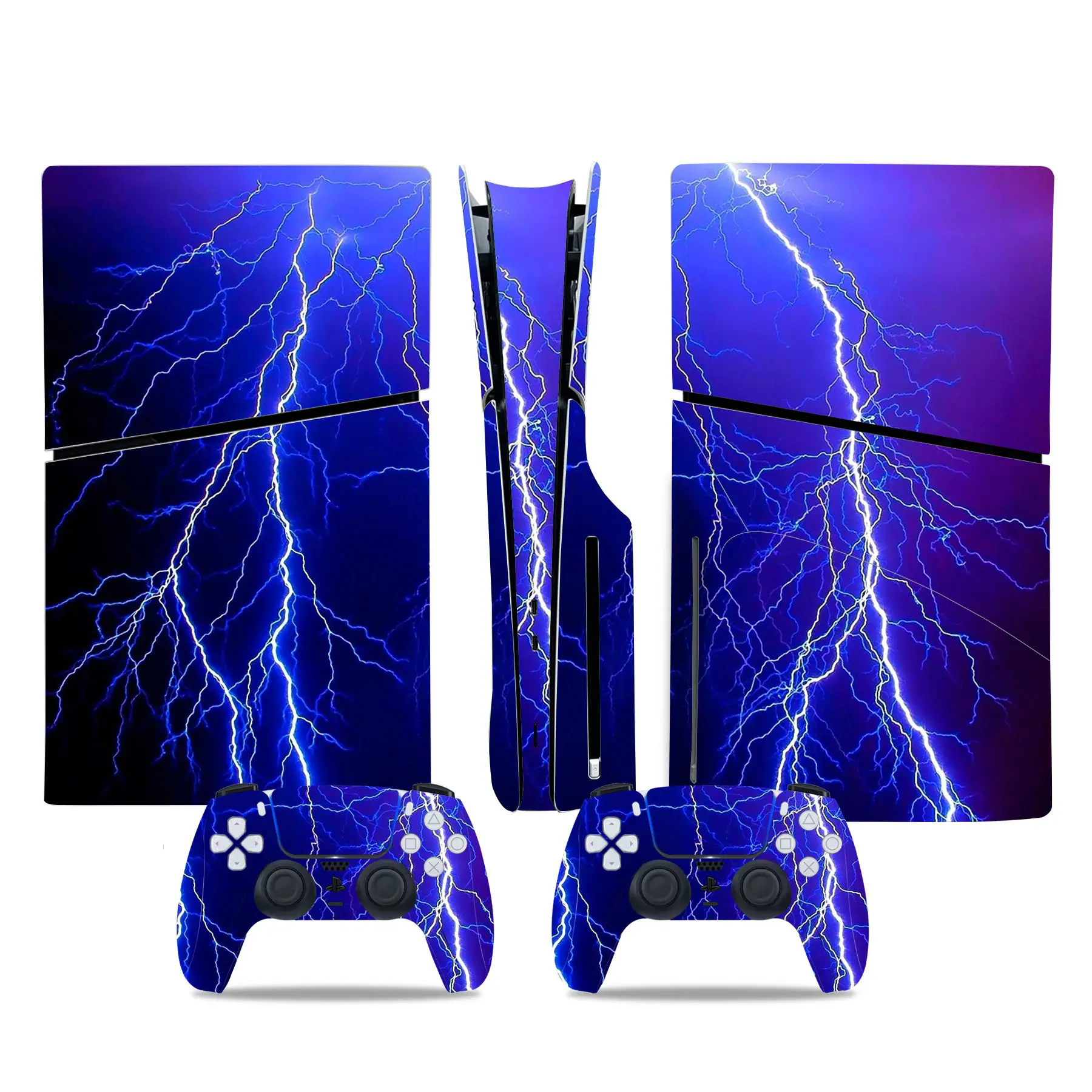PS5 슬림 디스크 스킨 스티커 낙서 디자인 PS5 슬림 디스크 콘솔 및 2 컨트롤러 용 보호 비닐 데칼 커버