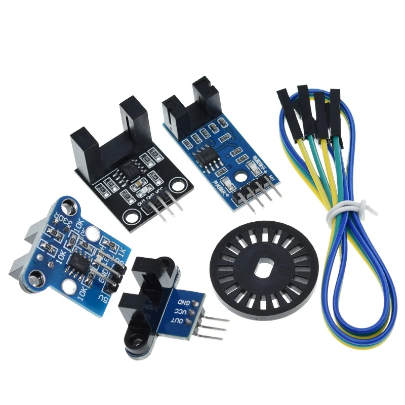 Photoelektrisches Strahlgeschwindigkeitssensormodul 3,3 V-5 V Schlitz-Optokoppler Tacho-Generator-Zähler für Arduino/51/AVR/PIC Diy Kit – Detail 15