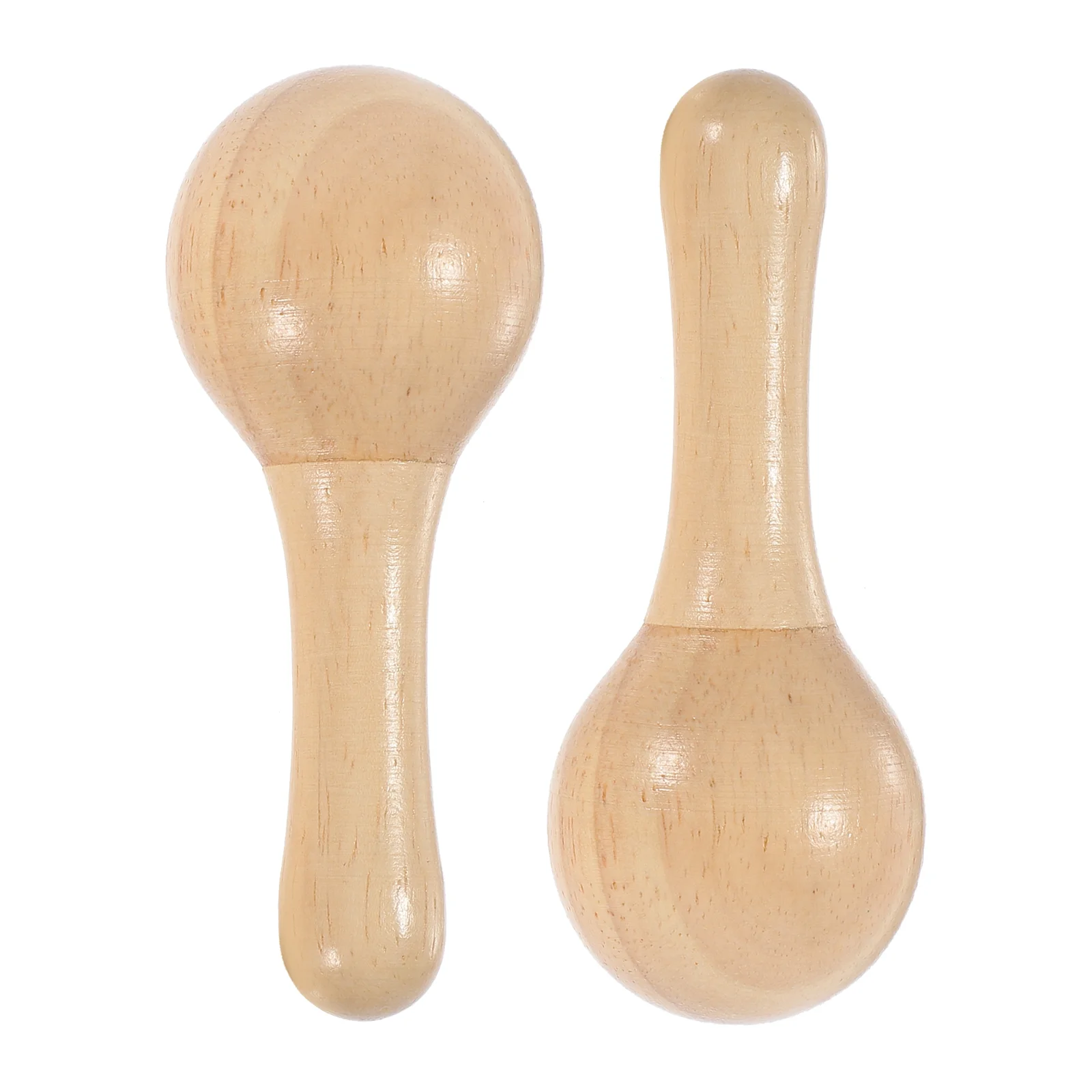 

2 Pcs Small Wooden Sand Hammer Shaker Maracas Playset Toddler Children’s Childrens Toys for Toddlers Kids Music Musical