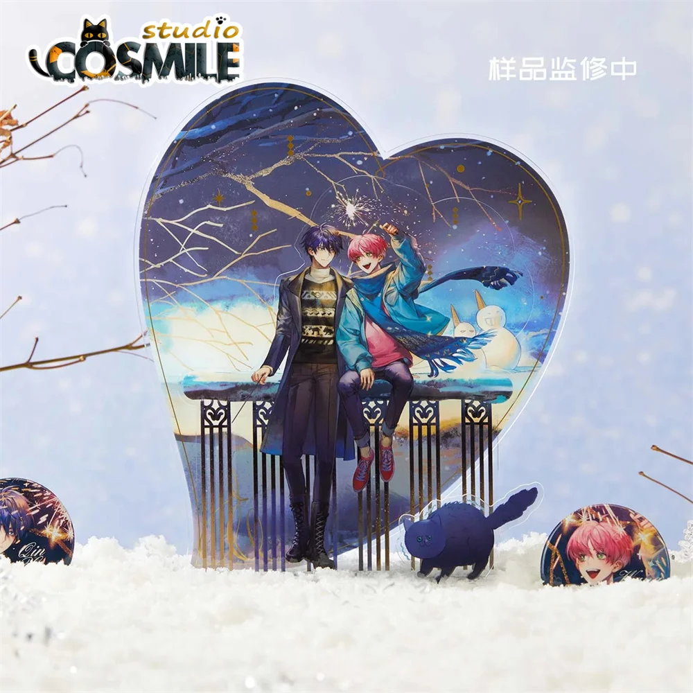 

Official Original The Wicked Want To Rescue I Have to Be a Great VILLAIN PROTAGONIST Qin Xian Wang Yi Stand Act Paper Shikishi