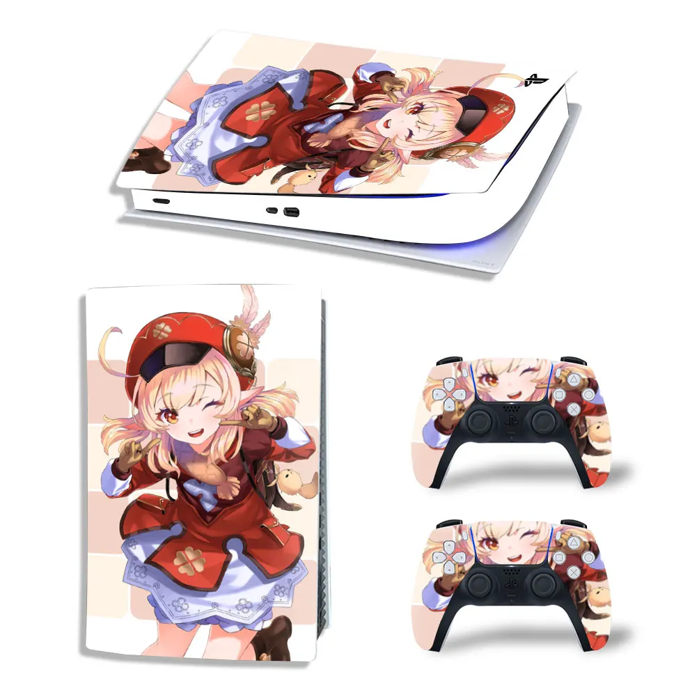 Generic Genshin Impact Yae Miko Hutao Ps5 Digital Edition Sticker Decal