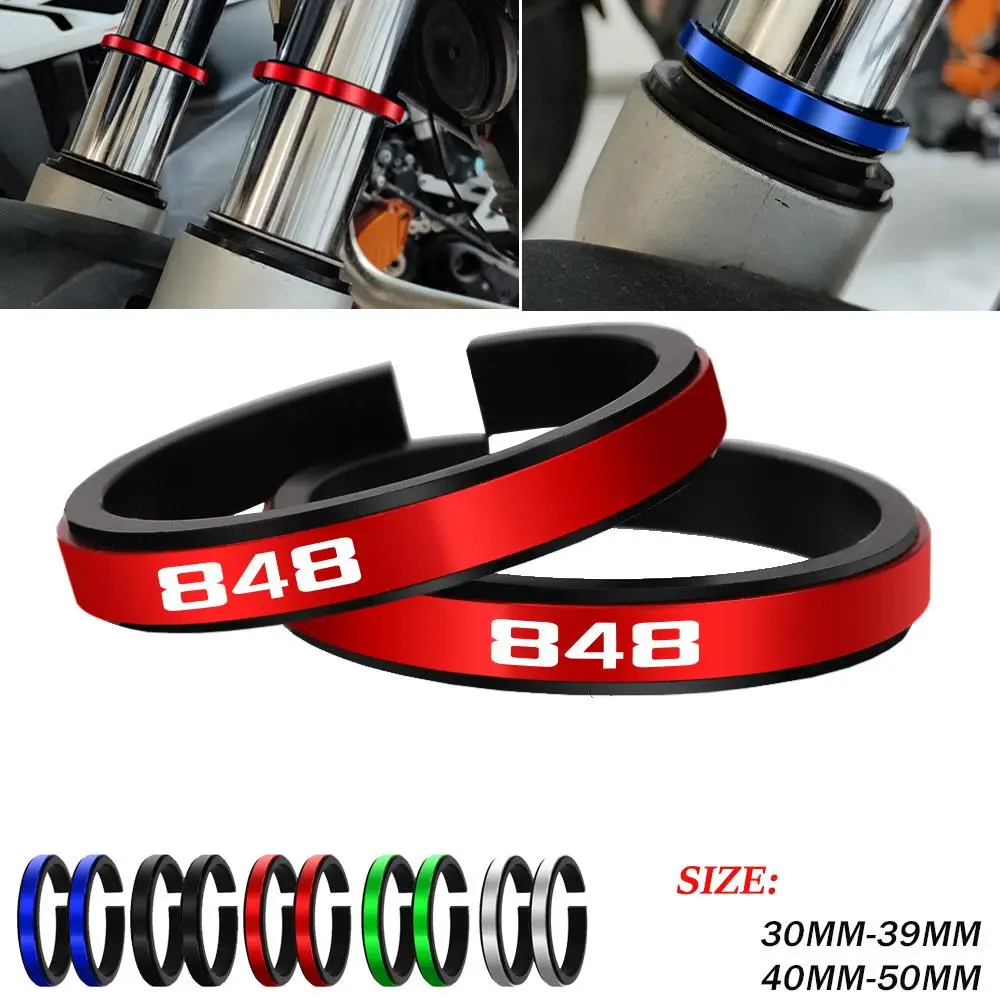 

30-39MM 40-50MM Motorcycle Front Suspensions Shock Preload Absorber Auxiliary Adjustment Rings FOR DUCATI 848 /EVO 2007-2018
