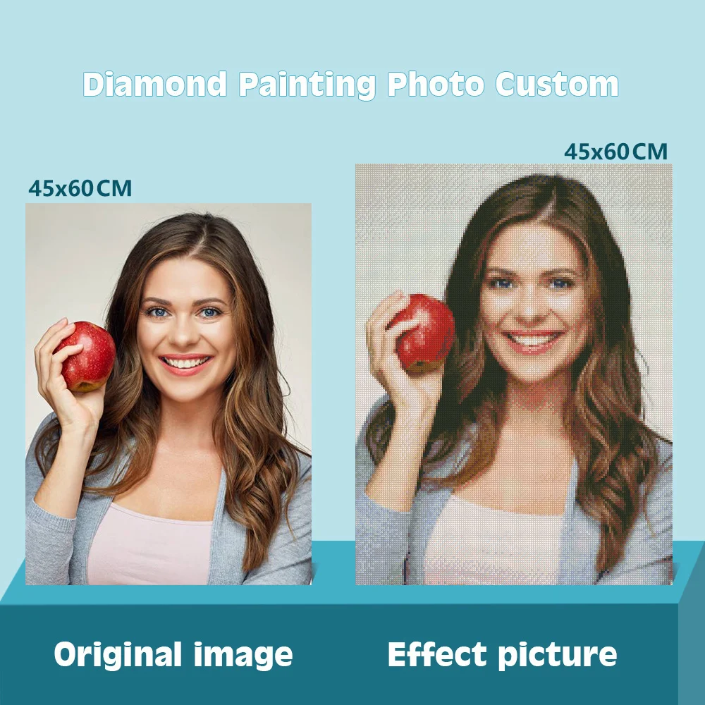 Diamond Painting EverShine Personal Picture Photo Custom Cross Stitch Full Kits Mosaic Art Beads Embroidery Wedding Decoration
