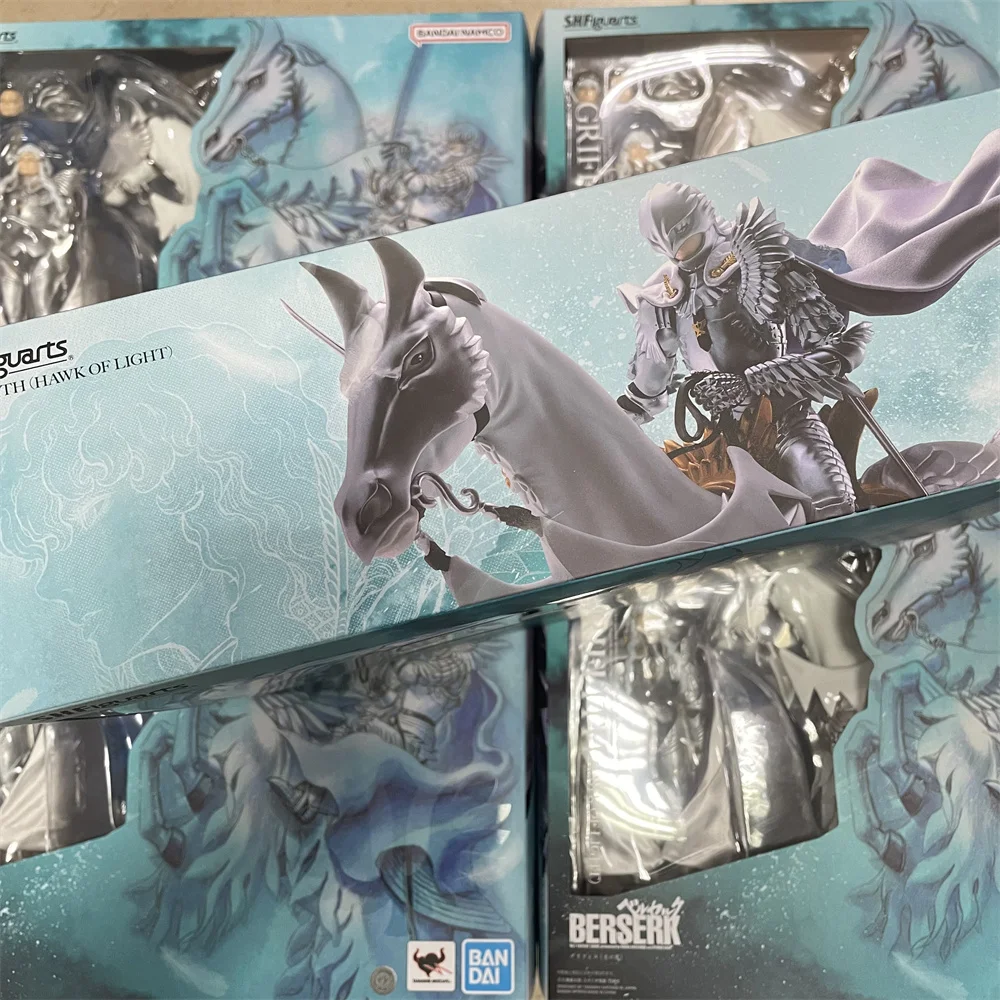 In Stock Original Anime BERSERK S.H.Figuarts GRIFFITH HAWK OF LIGHT Action Figure Collector Toy 15.5cm