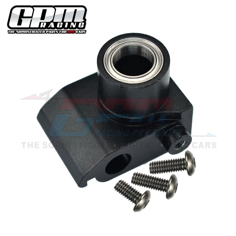 Red Aluminum Steering Post Upgrade Kit For Kyosho NSR500 Motorcycle - Includes Springs & Bearings - View #4