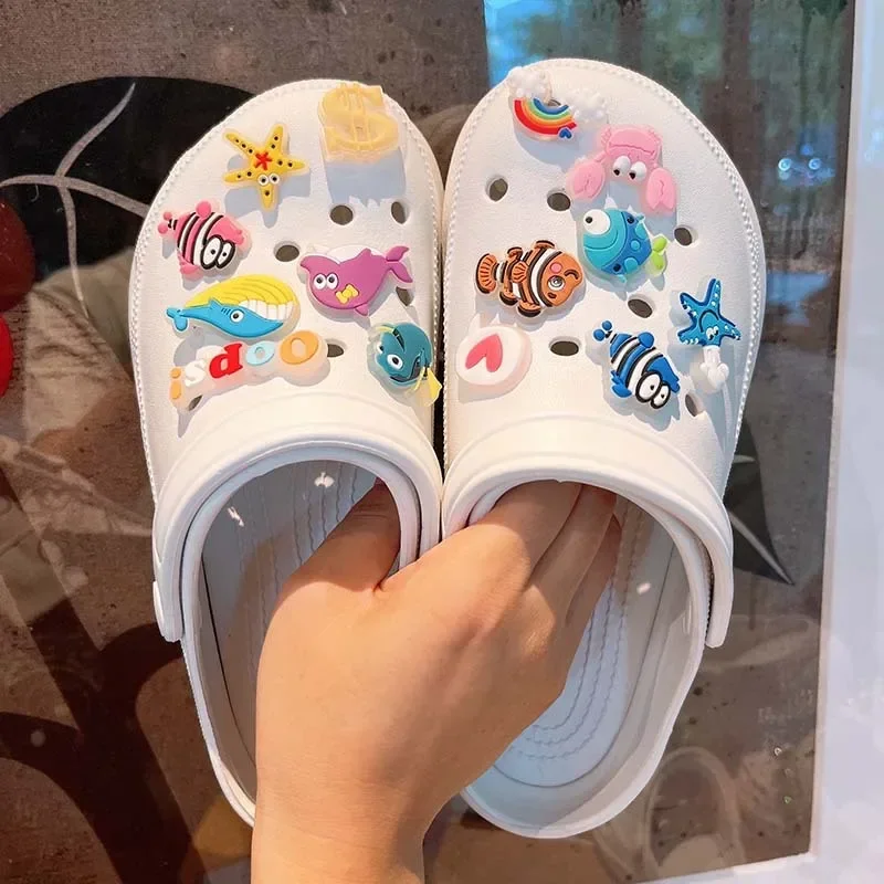 

1 Set Luminous Charms for Croc Accessories Glowing In The Dark Shoe Decorations for Clogs Sandals Pins for Women Girls Gifts