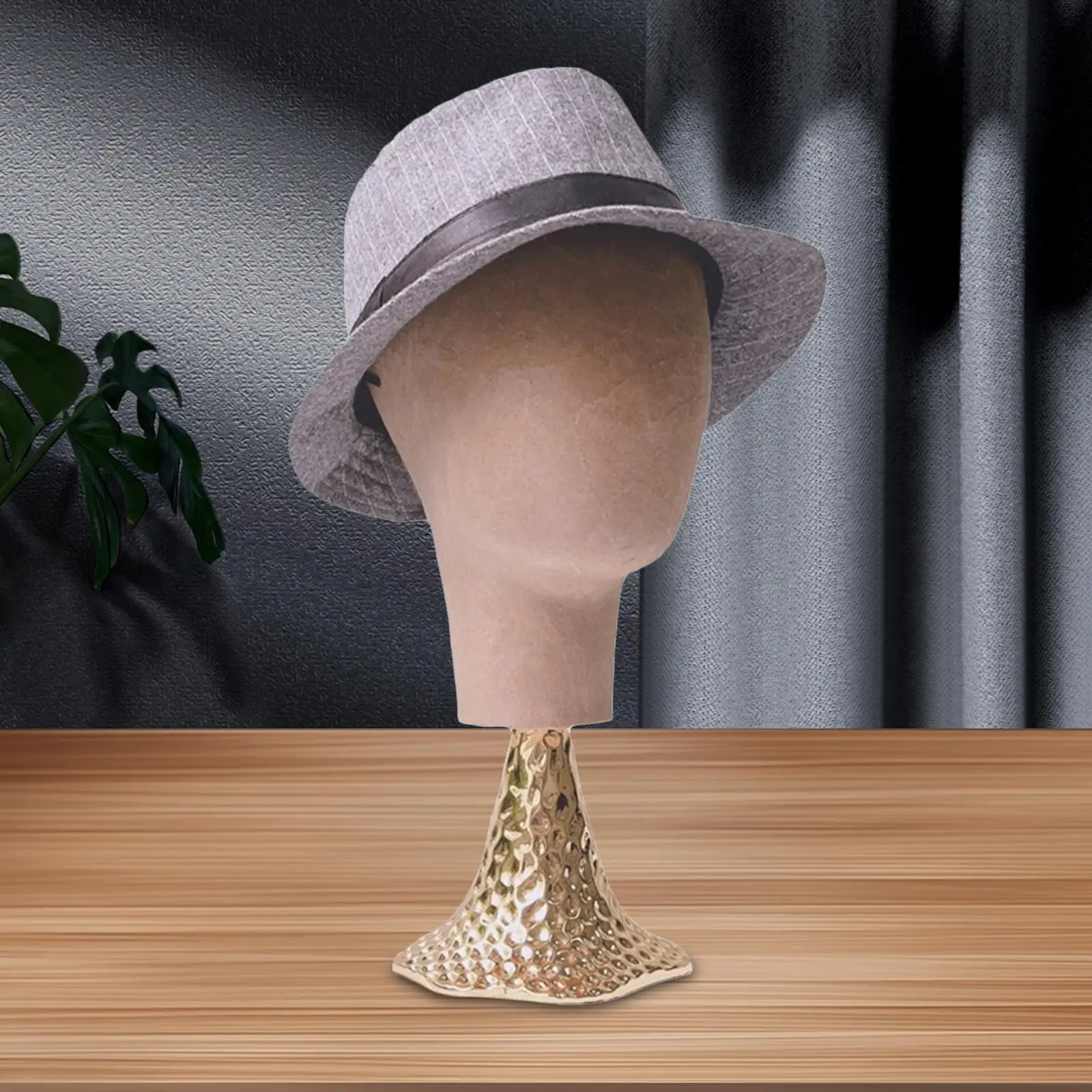 

Hat Display Stand Mannequin Head Model Stable Multipurpose Caps Storage Rack Metal Base for Salon Shopping Mall Personal Use