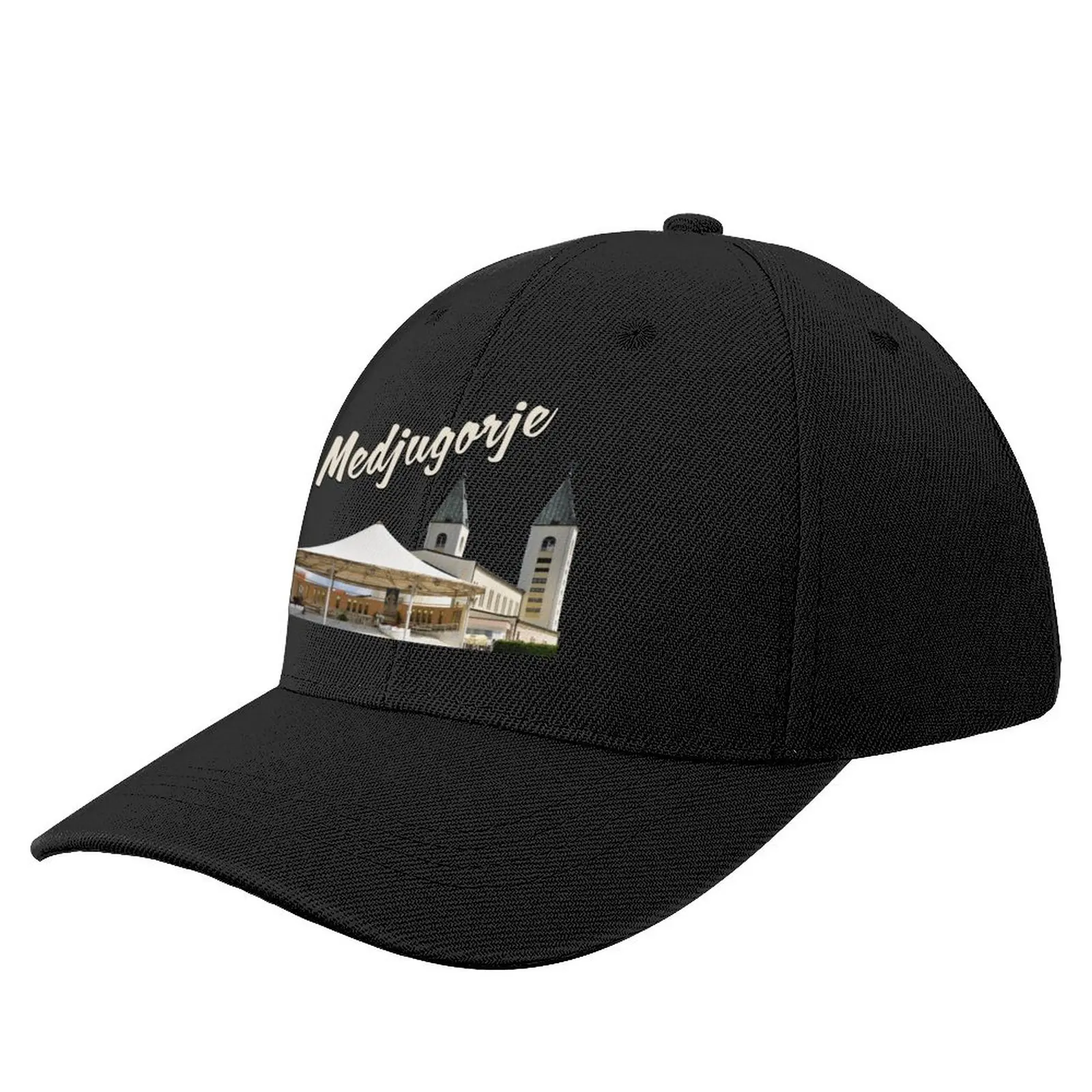 

Medjugorje Outside Altar and St James Church Baseball Cap Beach Bag Visor Hat Women Men's