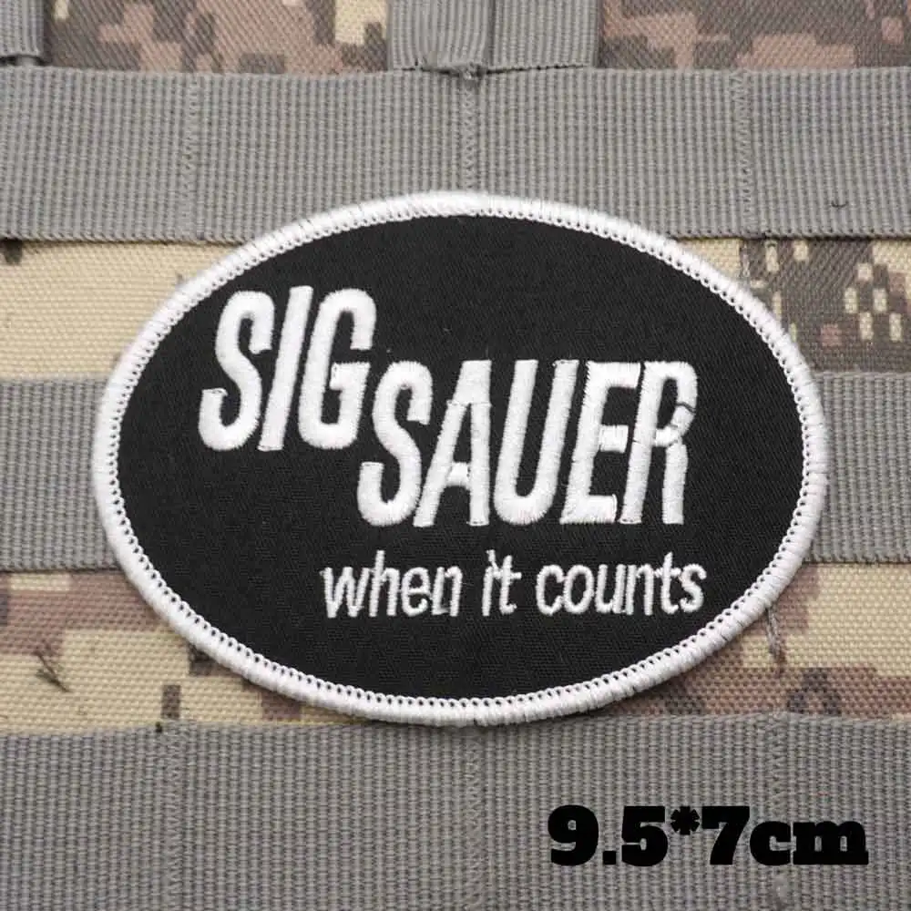 SIG SAUER LEGION Military Tactical Embroidered Patches Armband