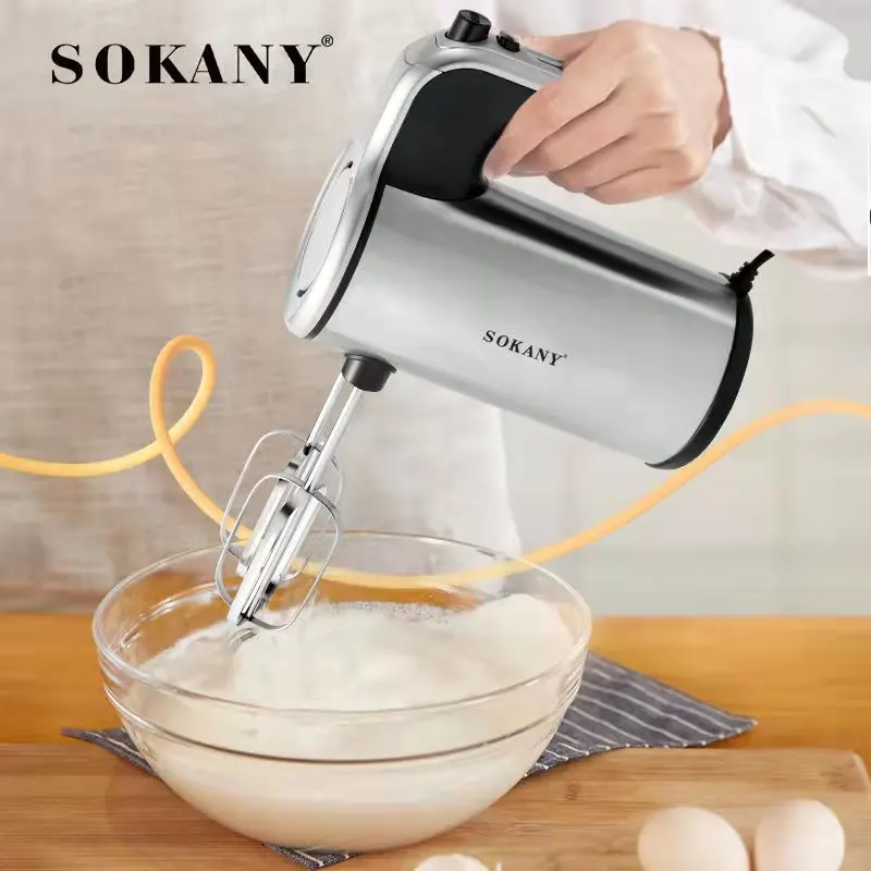 SOKANY6637 Egg Beater Electric Household Mini Cream Baking Mixer Automatic  2