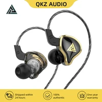 QKZ AK6 Ares EDX PRO 1DD Dynamic Earphones HIFI Music Sport Earbuds In Ear Earphones Sport Noise Cancelling Headset EDXPRO DQ6 Z 1