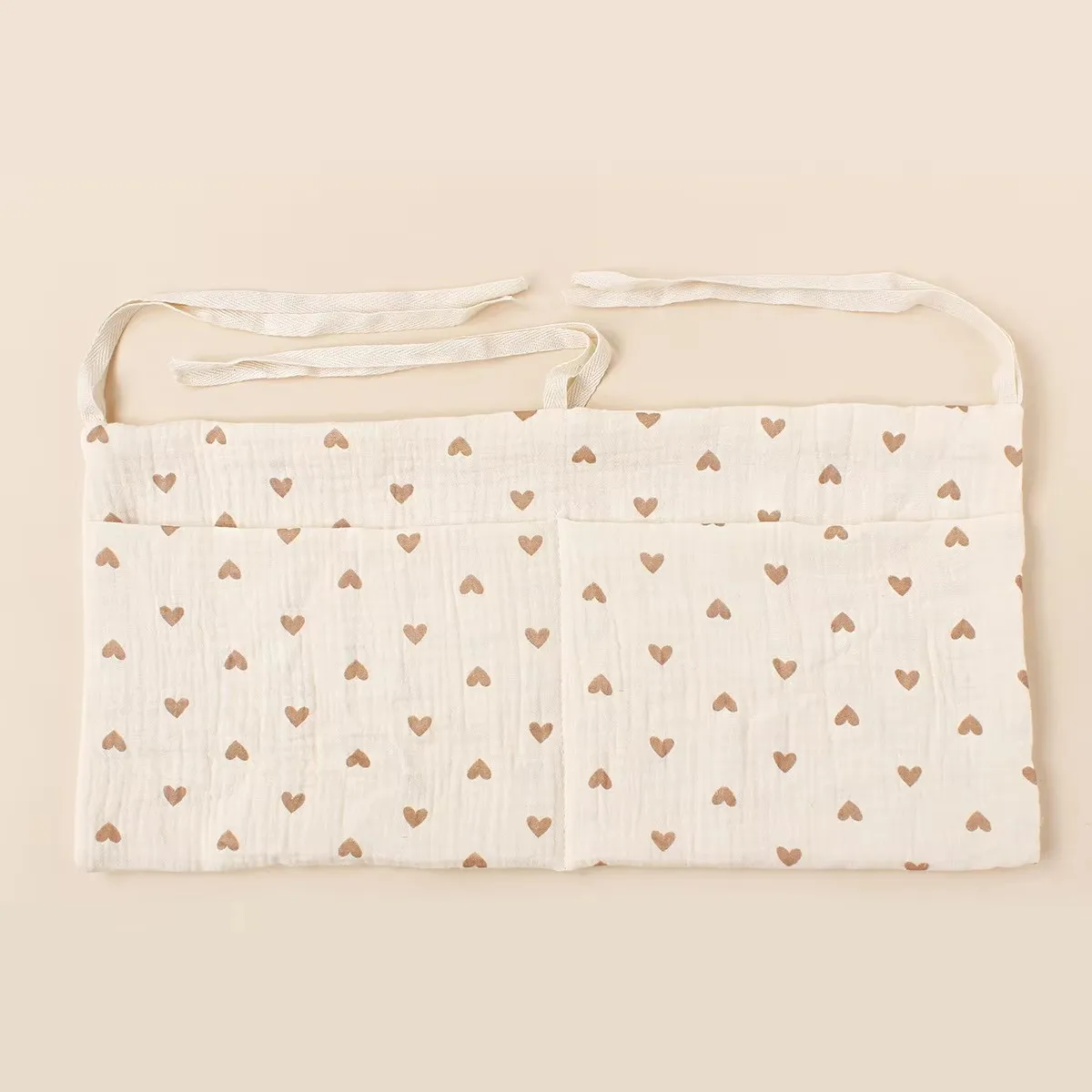 Compact Baby Crib Organizer & Diaper Caddy